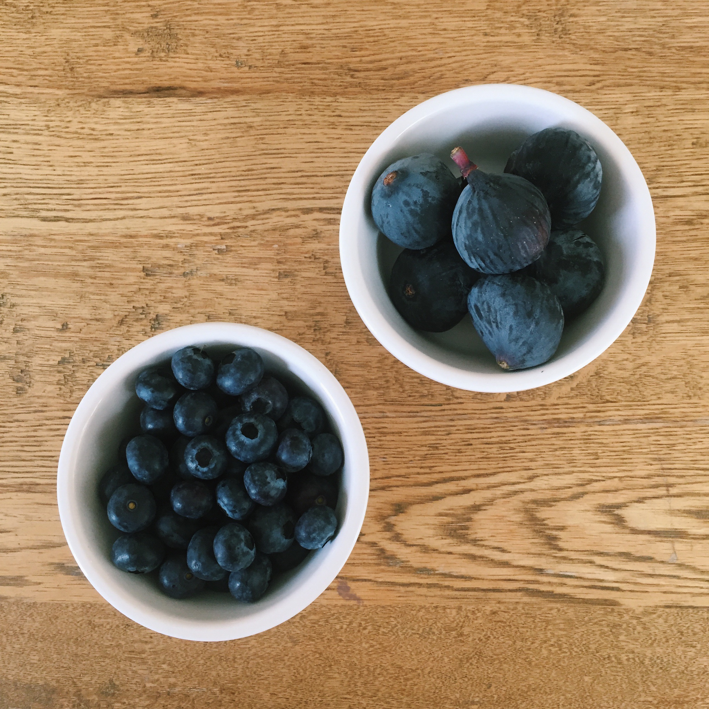 Fresh figs and blueberries from my local market