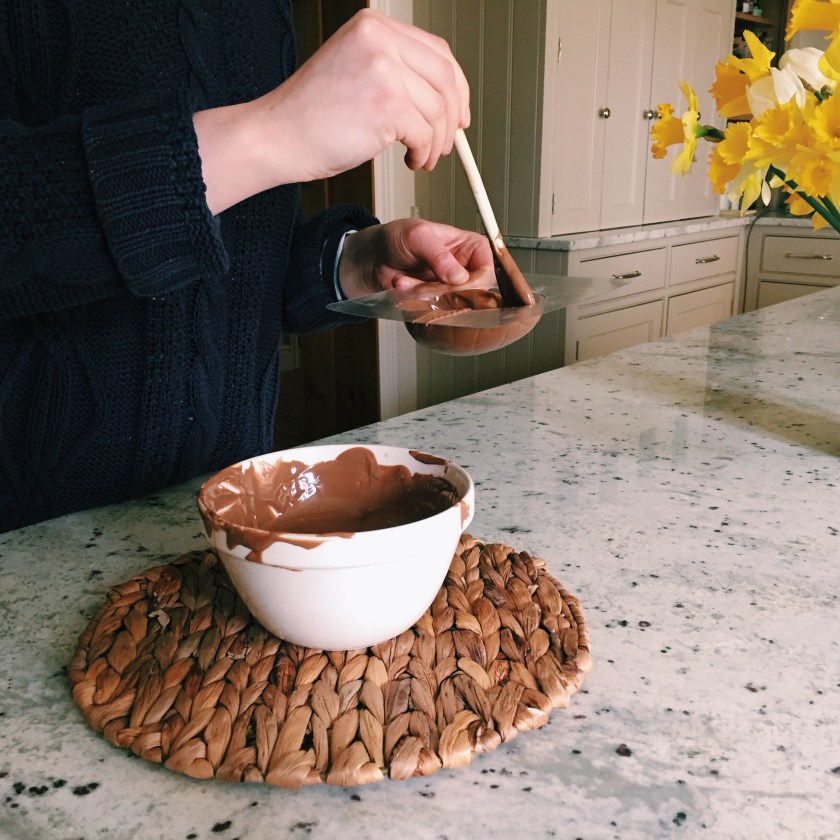 Homemade Chocolate Easter Eggs