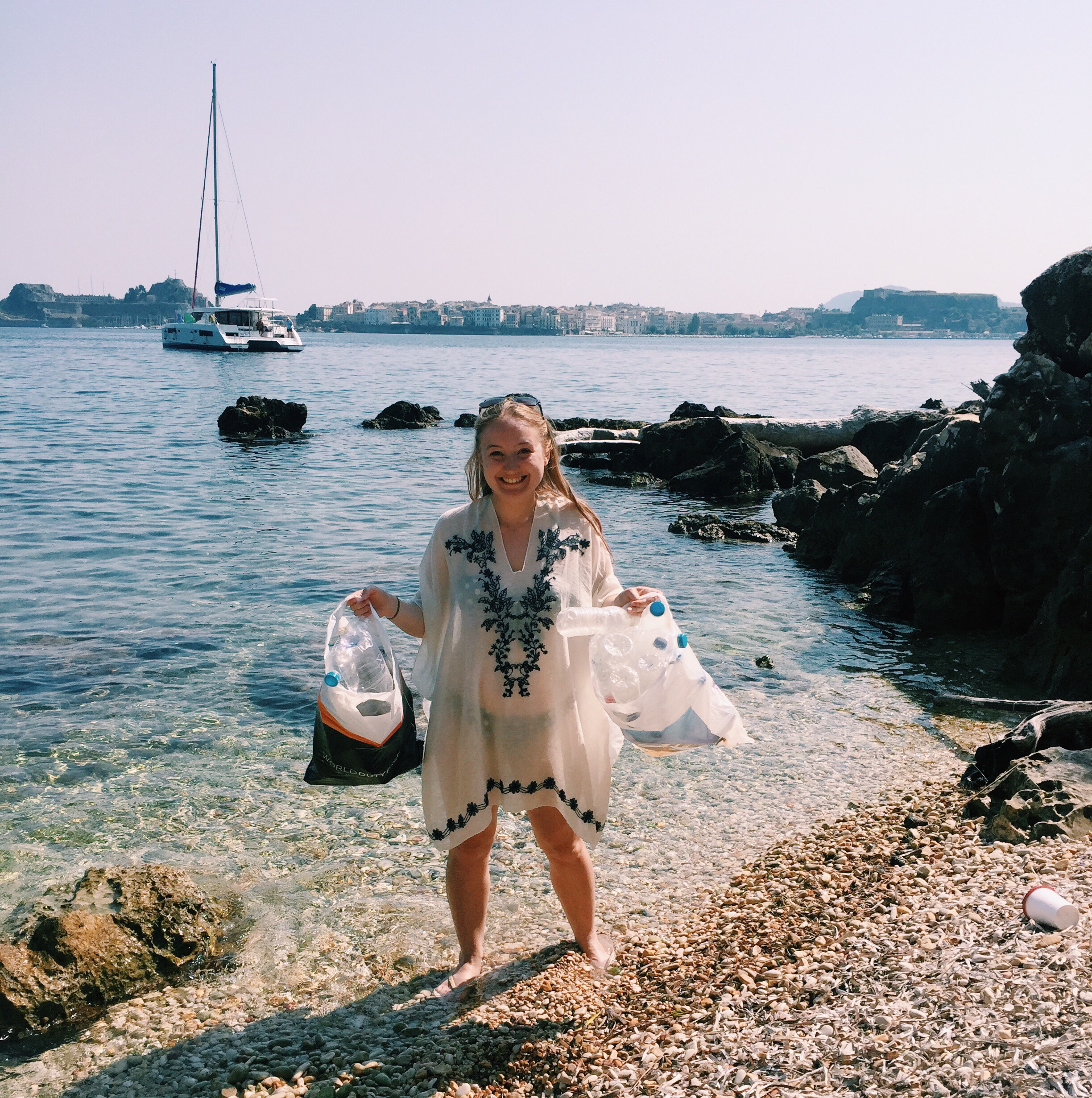 Sailing in Corfu: My Plastic Pledge & Beach Clean